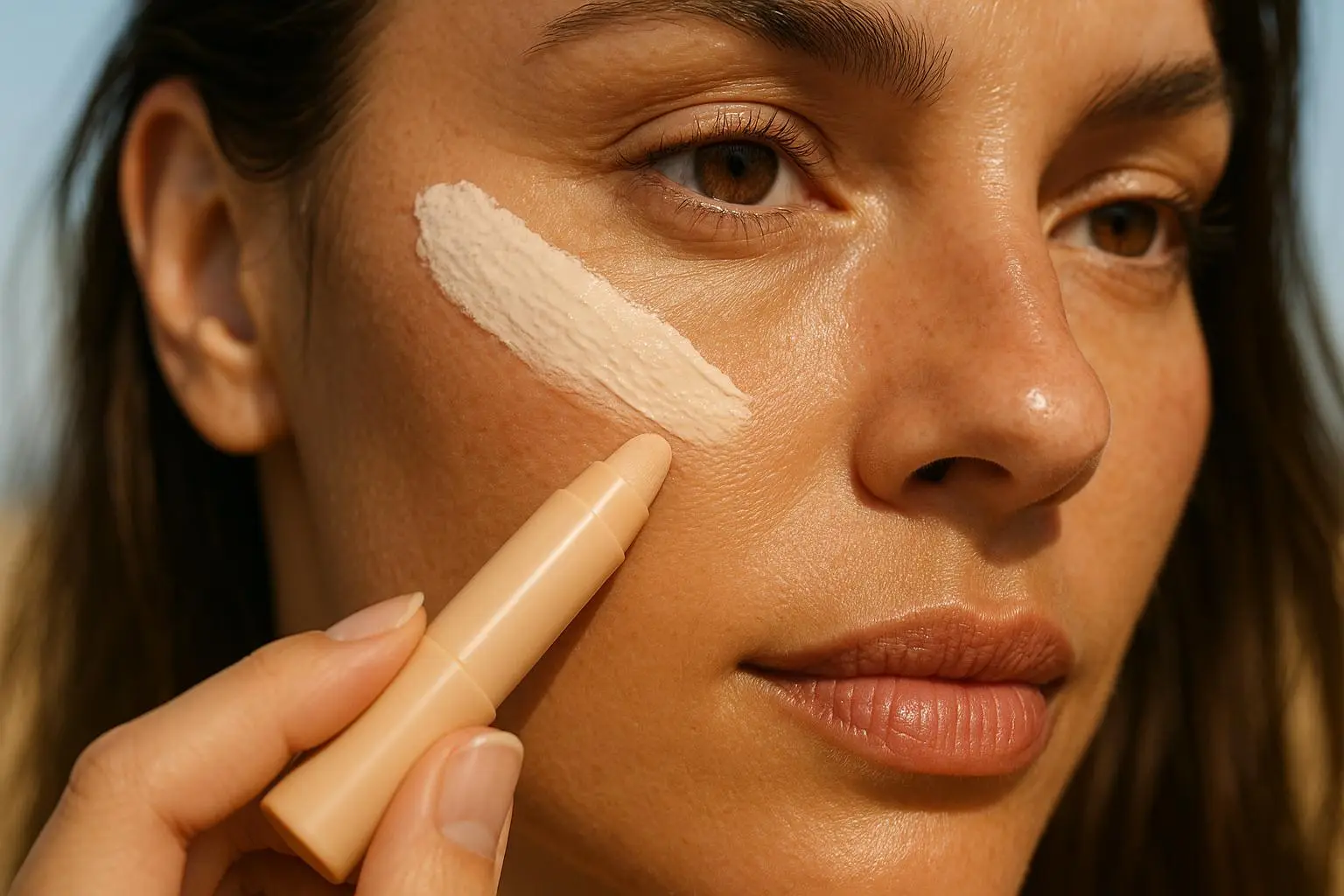 Используйте консилер с SPF для защиты Используйте консилер с SPF для защиты