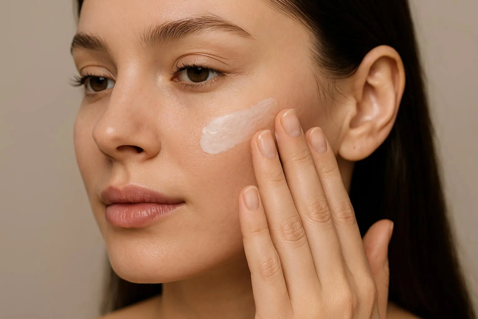 Наносите праймер легкими похлопывающими движениями Наносите праймер легкими похлопывающими движениями