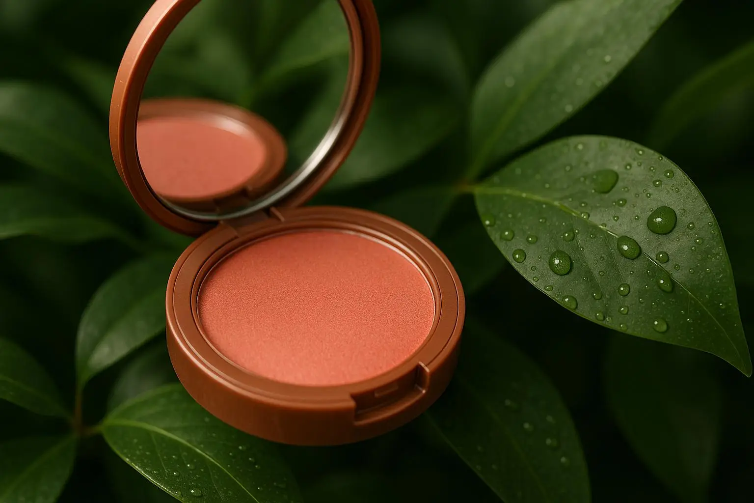 Используйте румяна с SPF для защиты от солнца