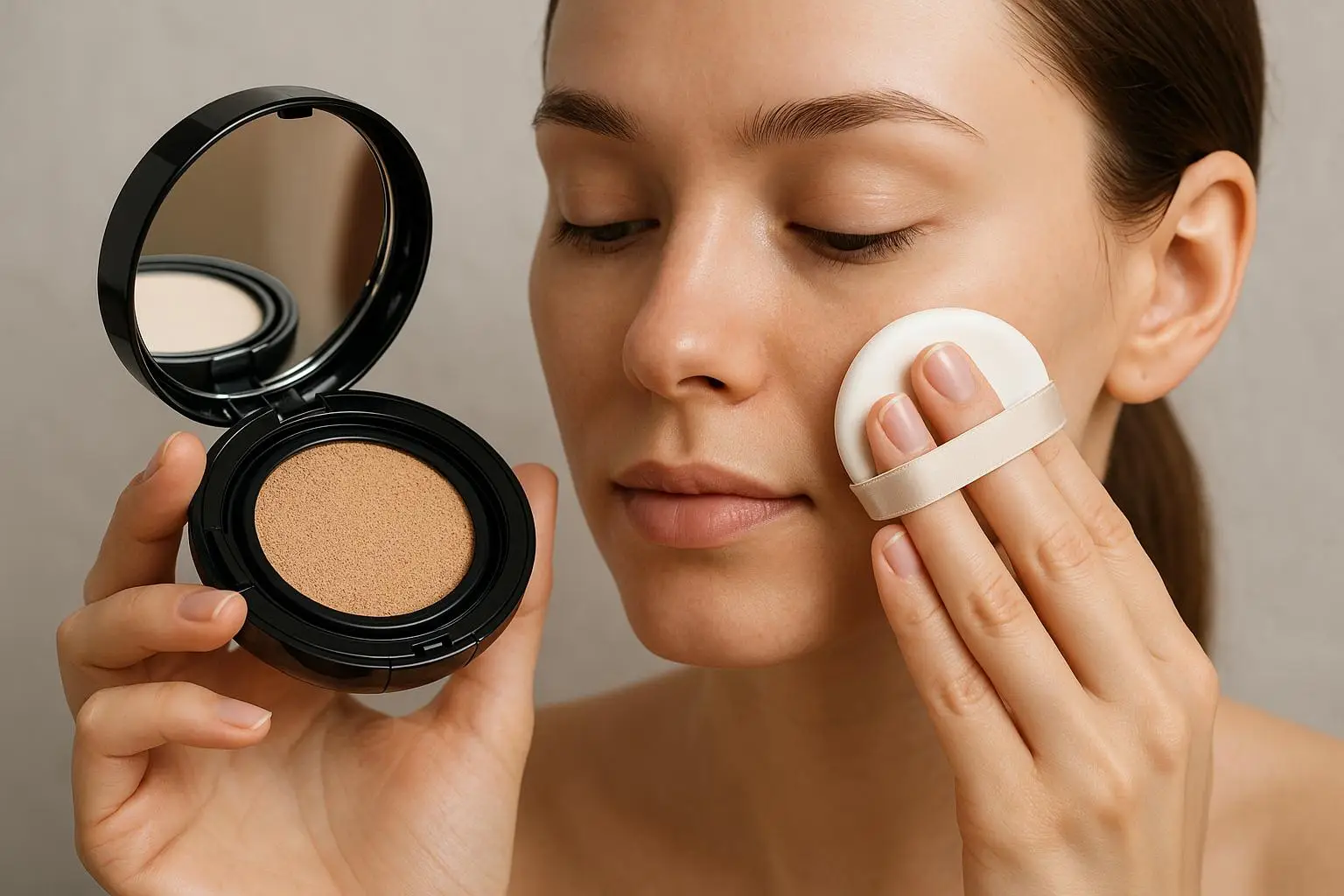 Применяйте крем-кушон на очищенную кожу Применяйте крем-кушон на очищенную кожу