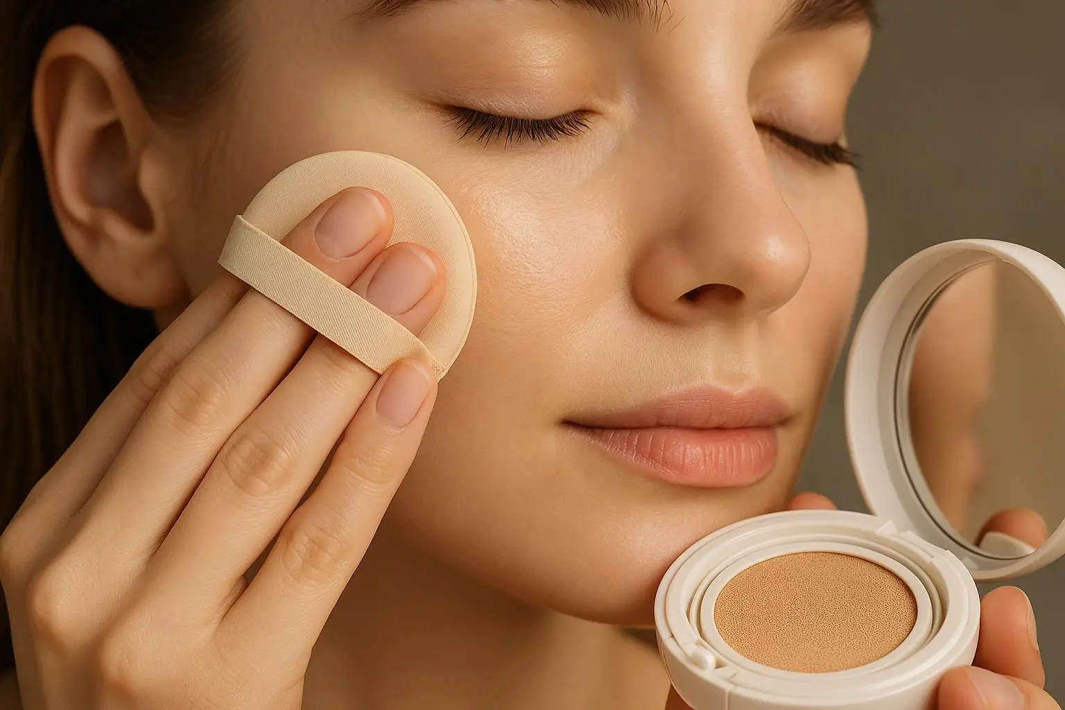 Наносите средство легкими похлопывающими движениями Наносите средство легкими похлопывающими движениями