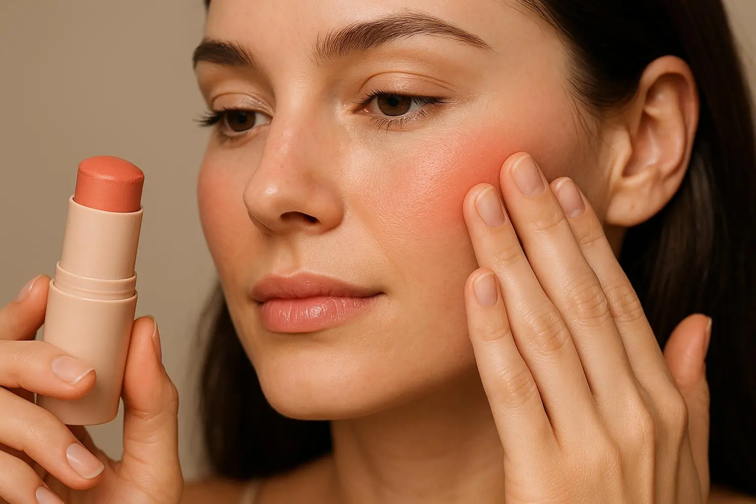 Используйте спонж или пальцы для равномерного нанесения Используйте спонж или пальцы для равномерного нанесения