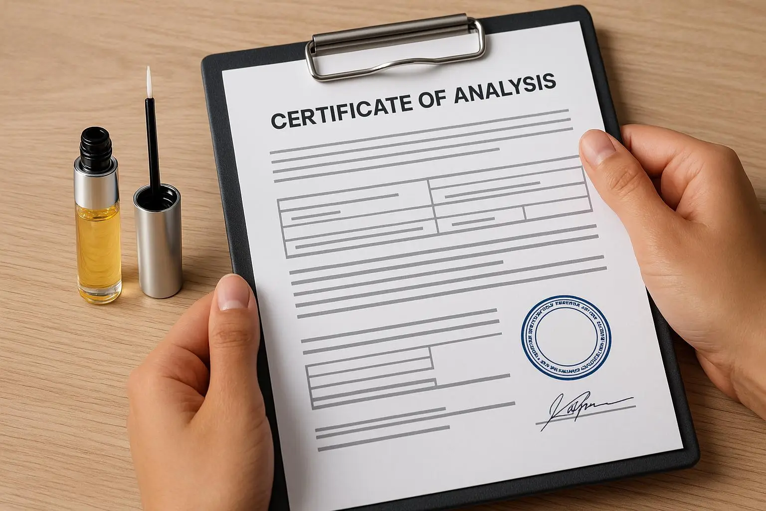 Убедитесь в наличии сертификатов качества продукта Убедитесь в наличии сертификатов качества продукта