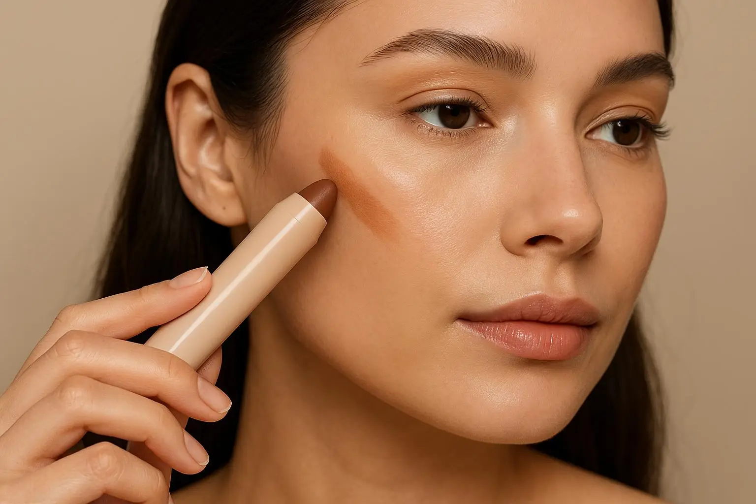 Наносите тонким слоем для естественного эффекта Наносите тонким слоем для естественного эффекта