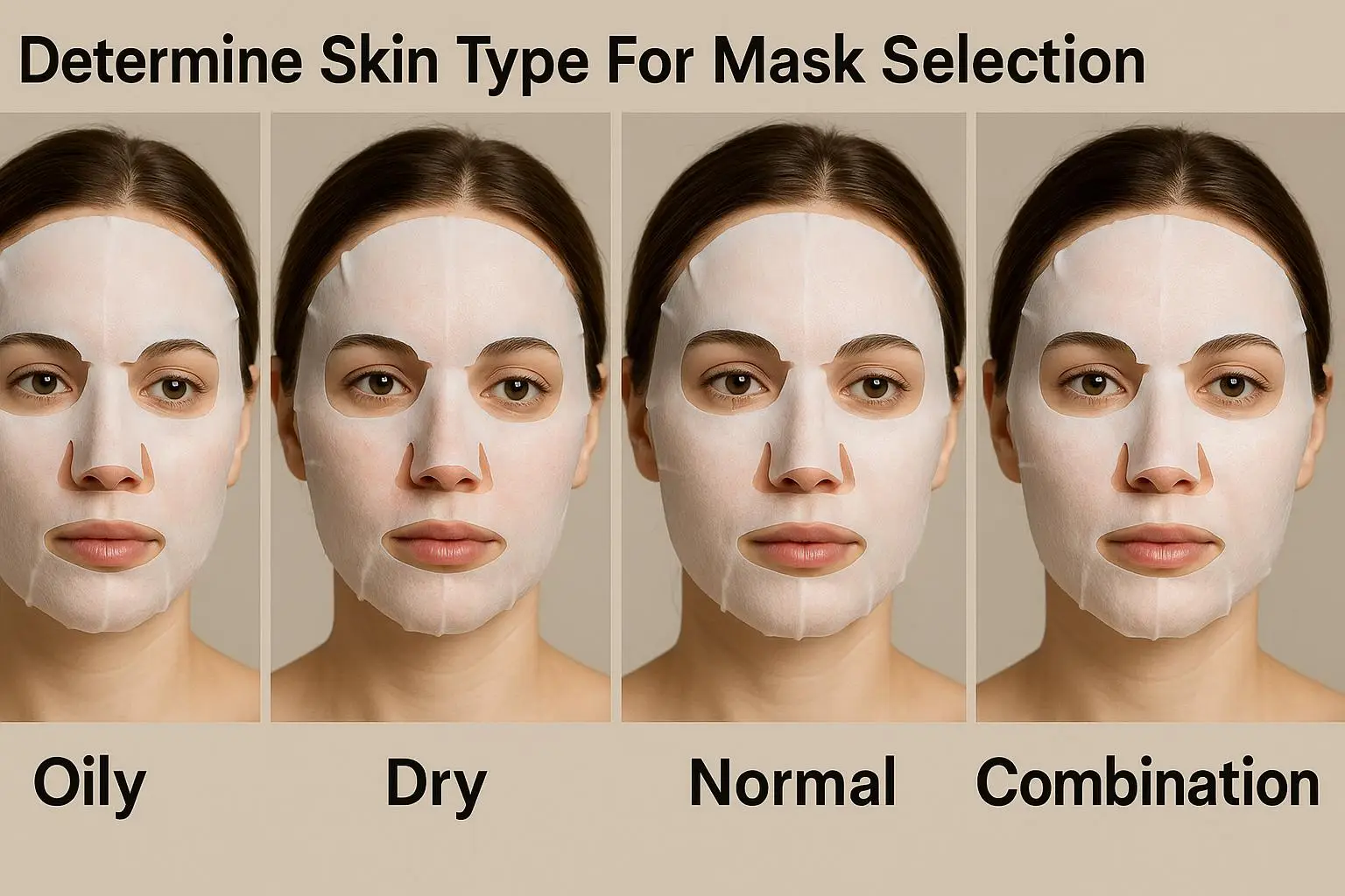 Определите тип кожи для выбора маски Определите тип кожи для выбора маски