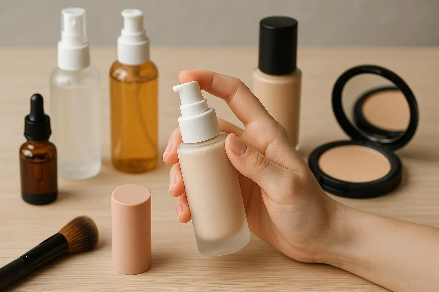 Убедитесь в совместимости с другими косметическими средствами