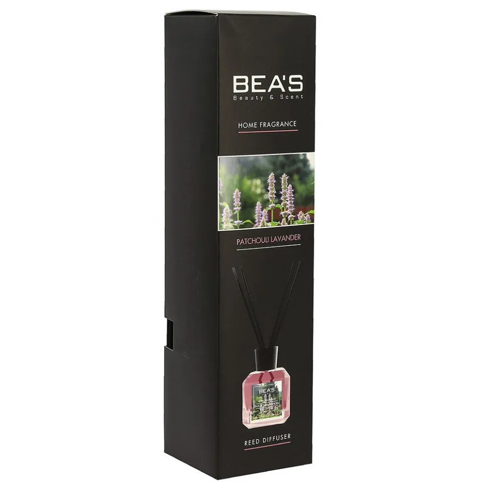 Ароматический диффузор BEA'S Patchouli Lavender - Лаванда и пачули 120 ml