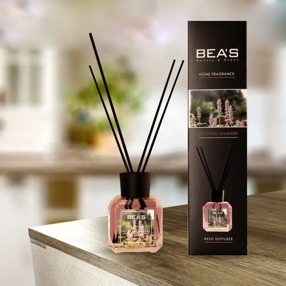 Ароматический диффузор BEA'S Patchouli Lavender - Лаванда и пачули 120 ml