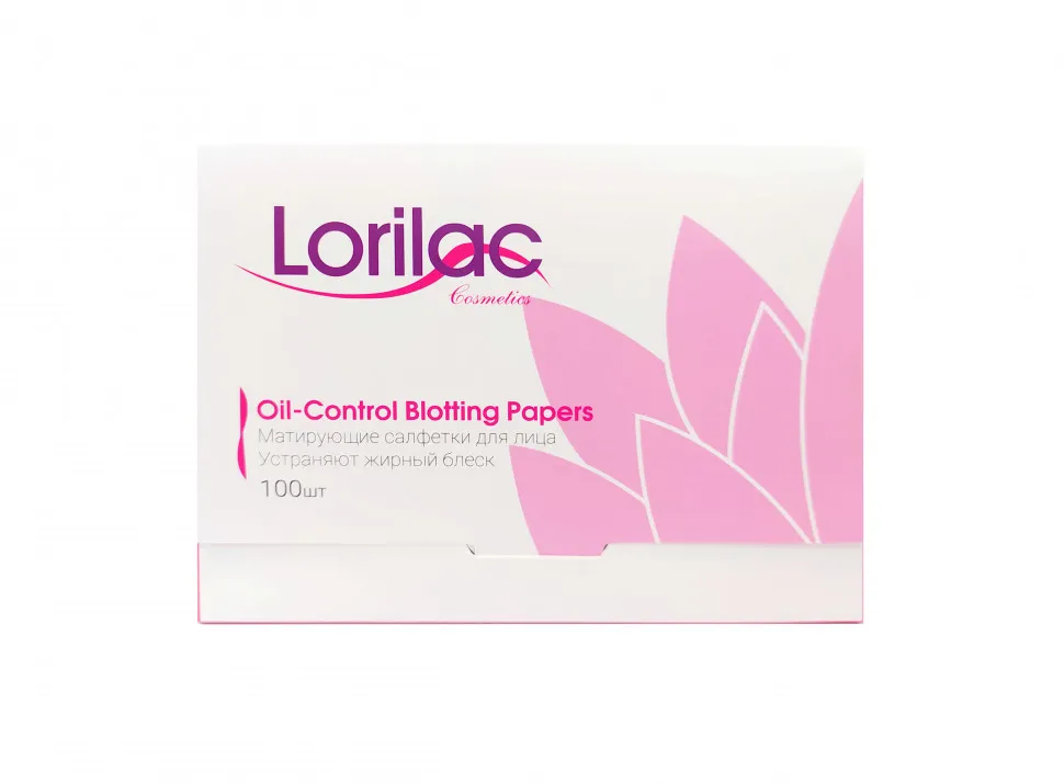 Матирующие салфетки для лица Lorilac Oil-Control Blotting Papers 100шт C016