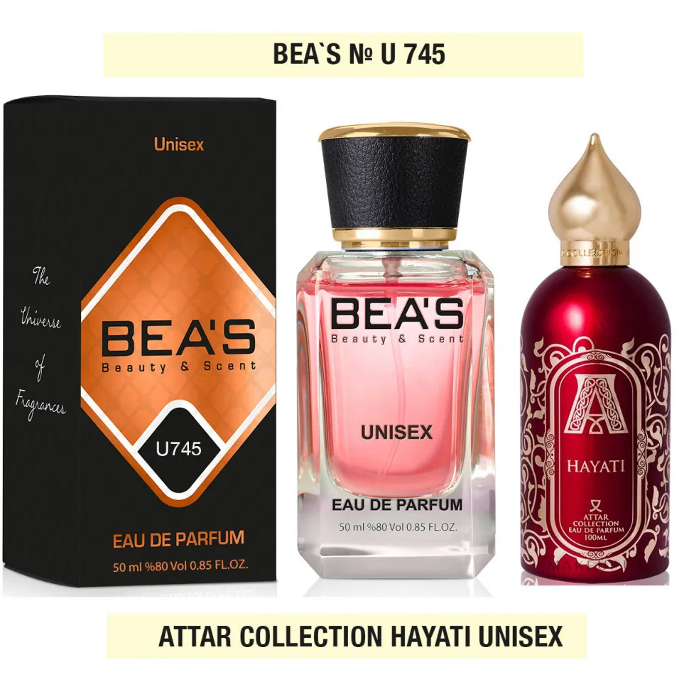 Парфюм BEA'S 50 ml U 745 Attar Collection Hayati unisex