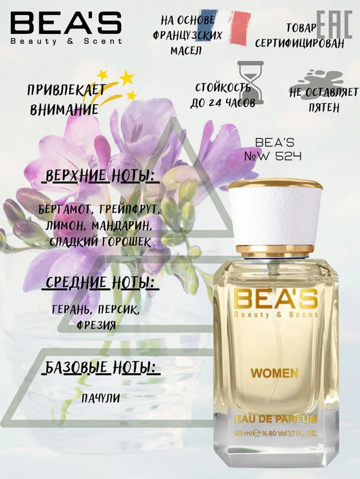 Парфюм BEA'S 50 ml W 524 Burberry My Burberry women