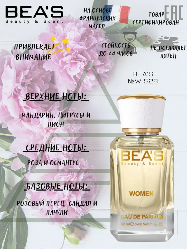 Парфюм BEA'S 50 ml W 528 Gucci Flora by Gucci women