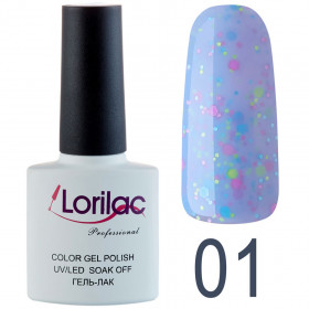 Гель лак Lorilac серия Marshmallow 10 ml №01