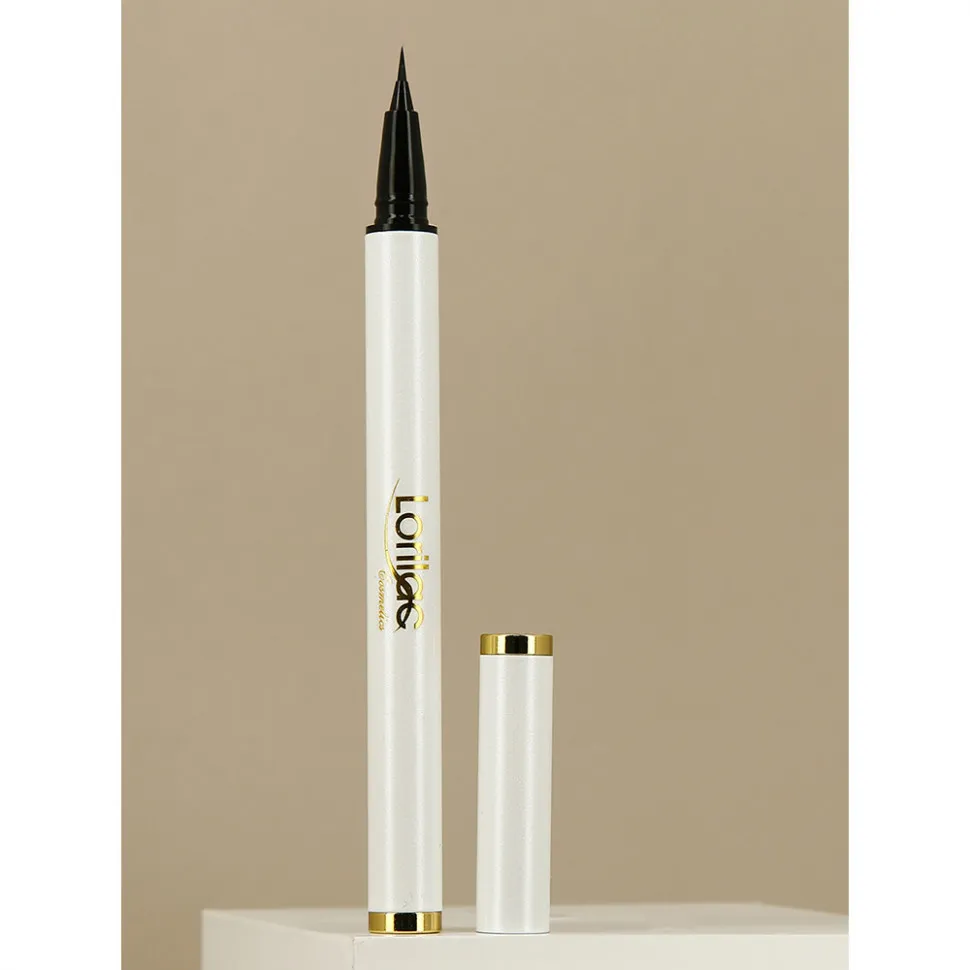 Lorilac Жидкая водостойкая подводка для глаз супер тонкая черная 2 мл D033-2