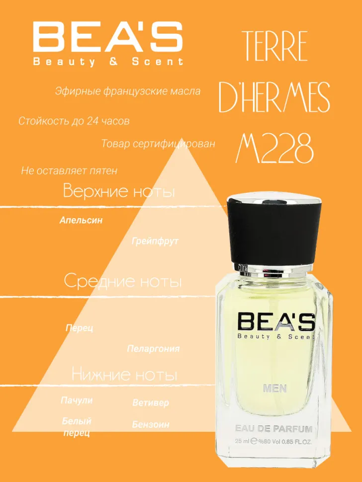Парфюм BEA'S 25 ml M 228 Terre d'Hermes Hermès men