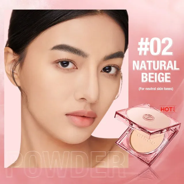 SC055-02 O.TWO.O Пудра Mist Mirror Locking Powder Natural Beige 12g