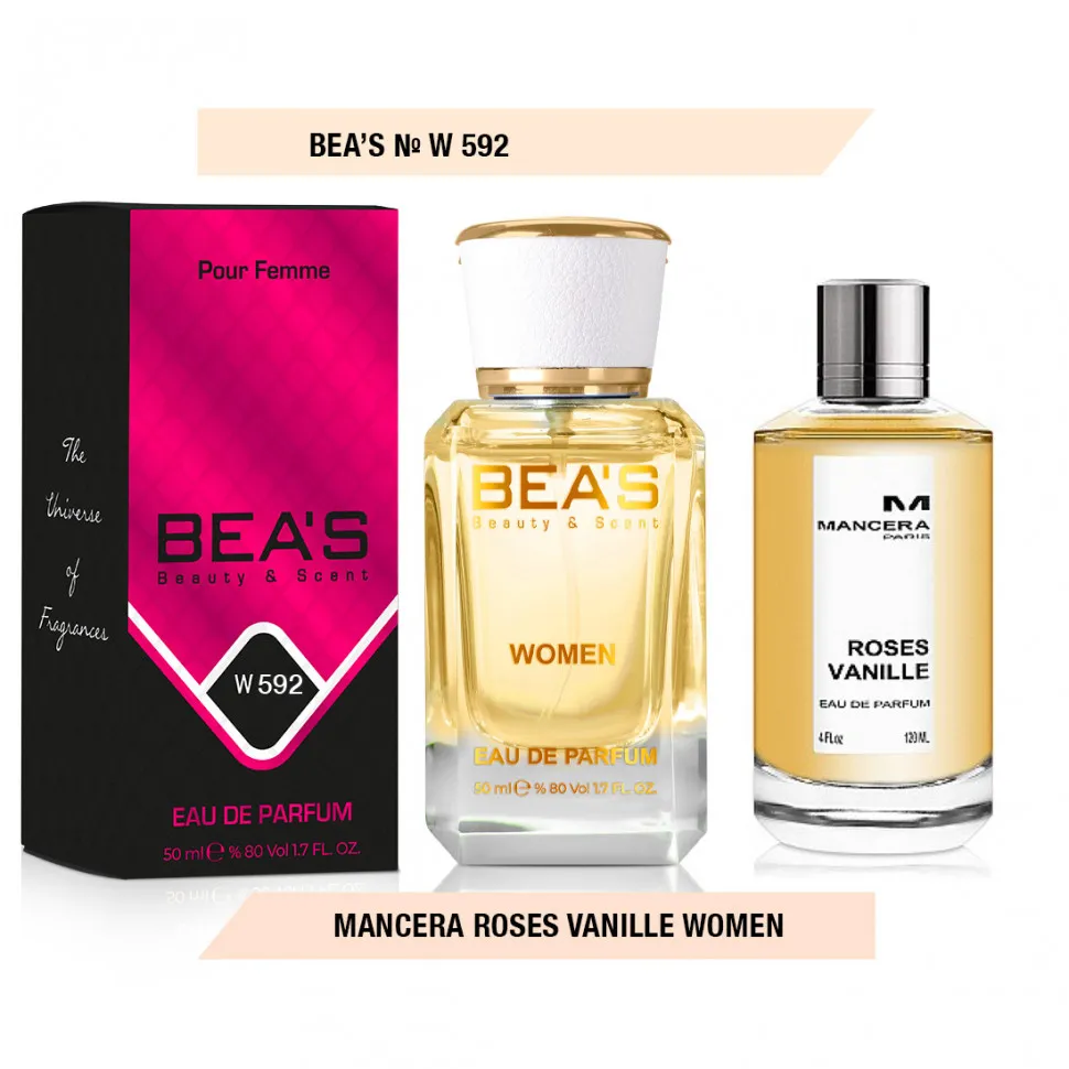 Парфюм BEA'S 50 ml W 592 Mancera Roses Vanille for women