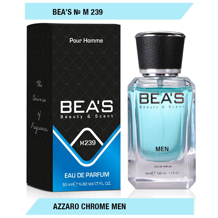 Парфюм BEA'S 50ml M 239 Azzaro Chrome Men
