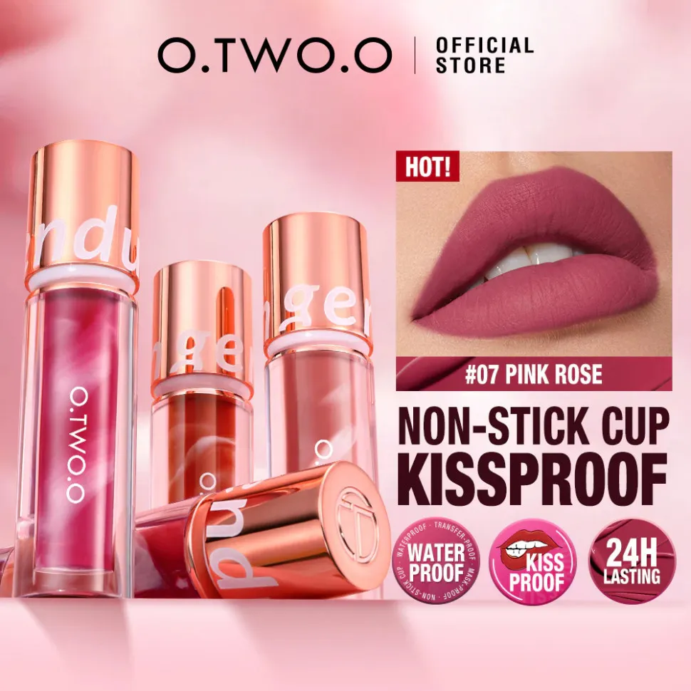 SC057-11 O.TWO.O Водостойкая матовая помада New Trending Lip Gloss 2,5g  - Пряный терракотовый