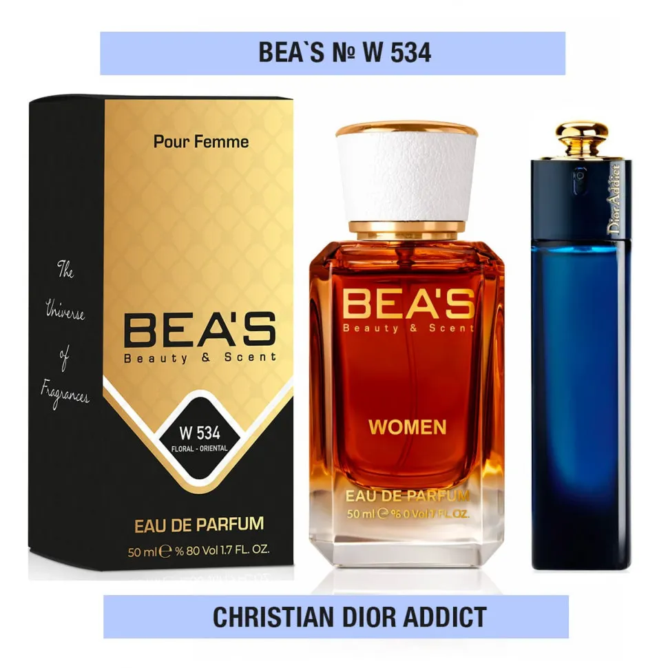 Парфюм BEA'S 50 ml W 534 Christian Dior Addict  for women