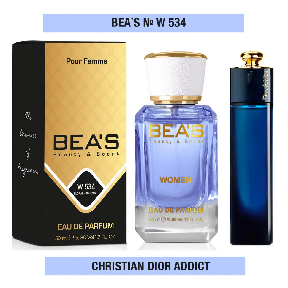 Парфюм BEA'S 50 ml W 534 Christian Dior Addict  for women