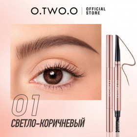 HC007-01 O.TWO.O Карандаш-мачете для бровей Светло-коричневый 0.35g