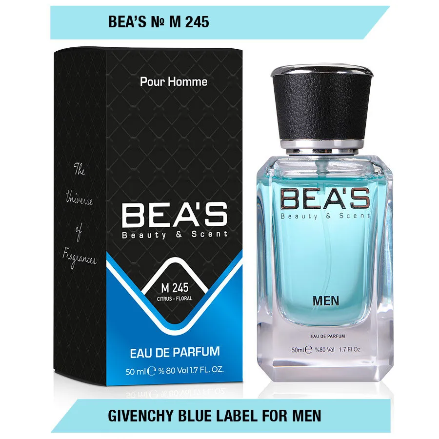 Парфюм BEA'S 50 ml M 245 Givenchy Blue Label Men
