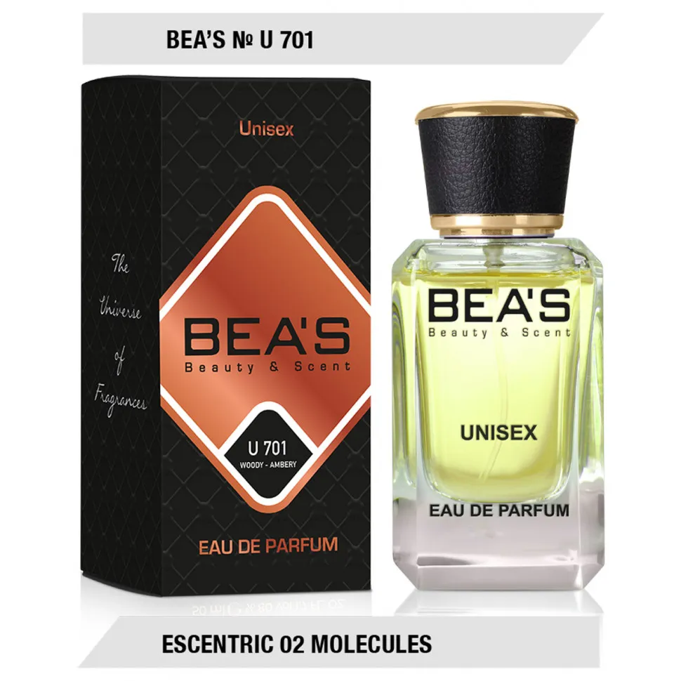 Парфюм BEA'S 50 ml U 701 Escentric 02 Molecules unisex