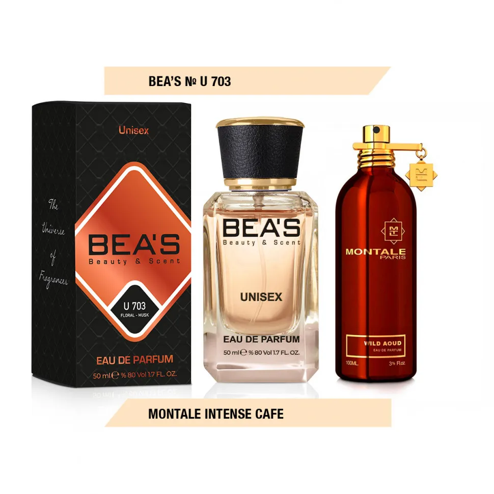 Парфюм BEA'S 50 ml U 703 Montale Intense Cafe unisex
