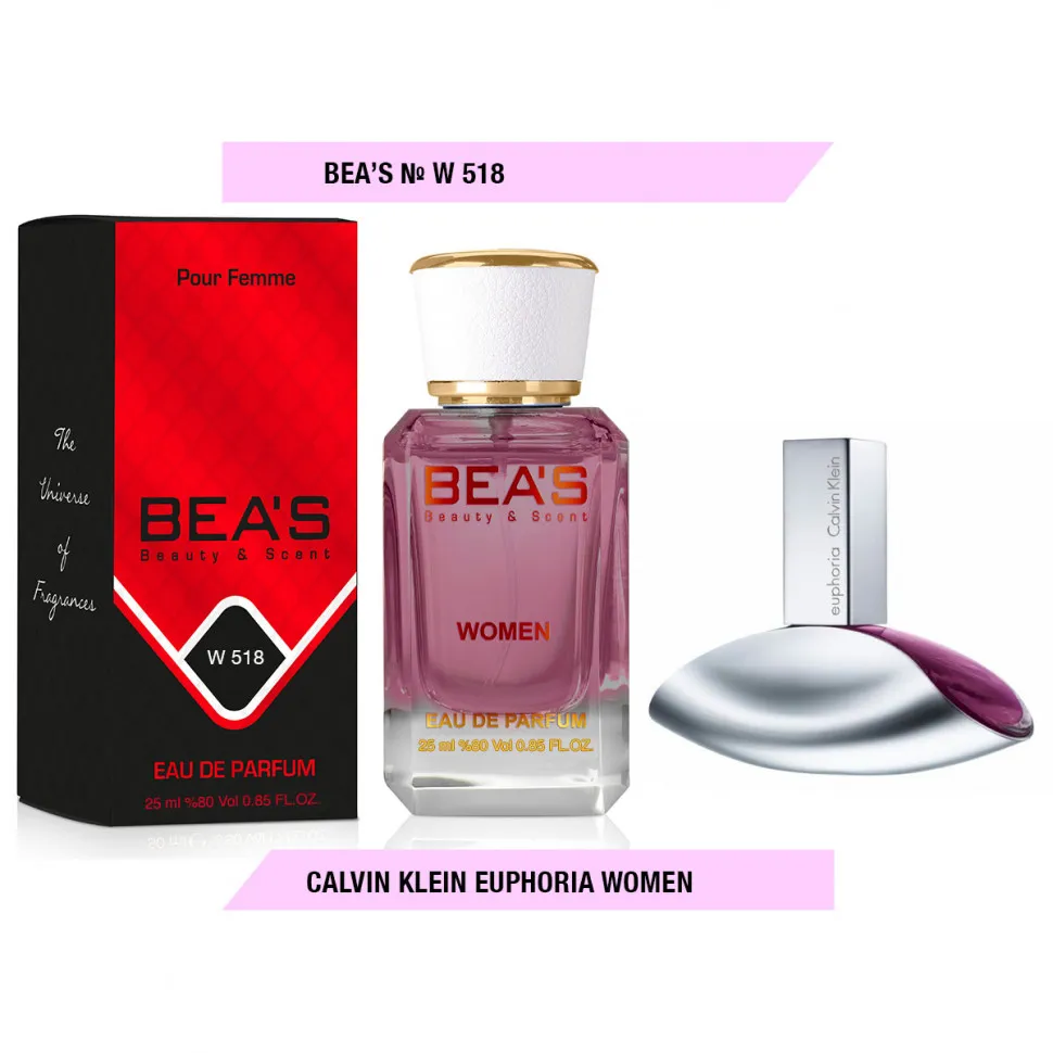 Парфюм BEA'S 25 ml W 518 Calvin Klein Euphoria women