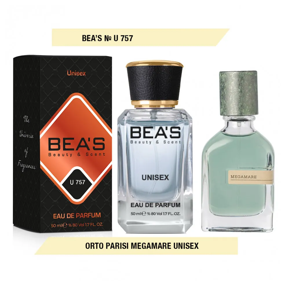 Парфюм BEA'S 50 ml U 757 Orto Parisi Megamare unisex