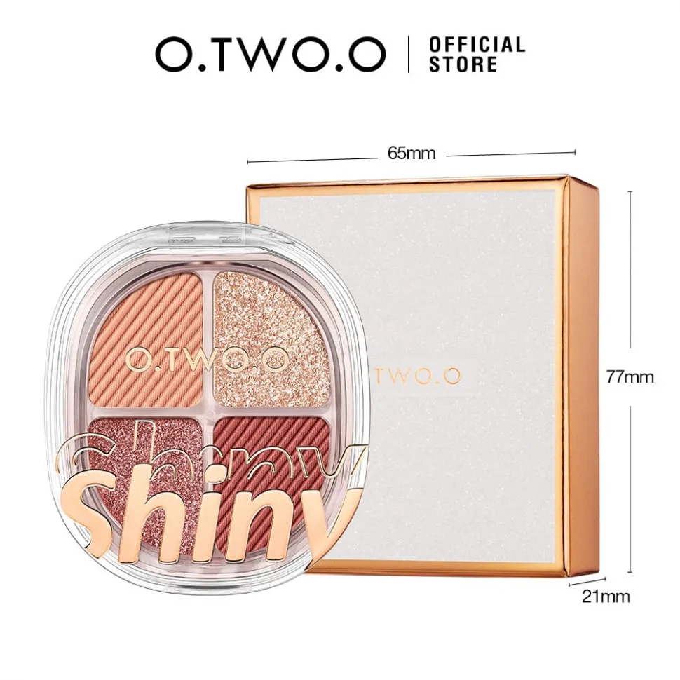 SC073-01 Роскошная ослепительная палетка теней для век 4 цвета Золотая крепость 5,5 g