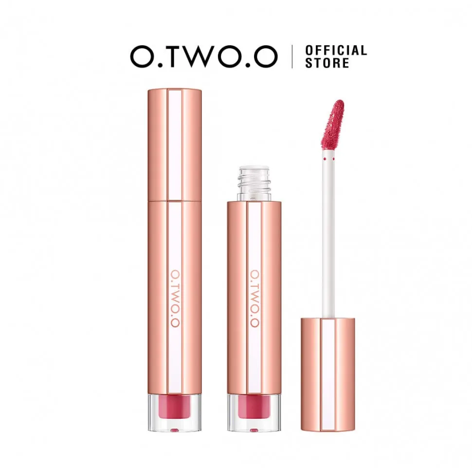 SC075-02 O.TWO.O Увлажняющий блеск для губ - Мерцающий персик 2g