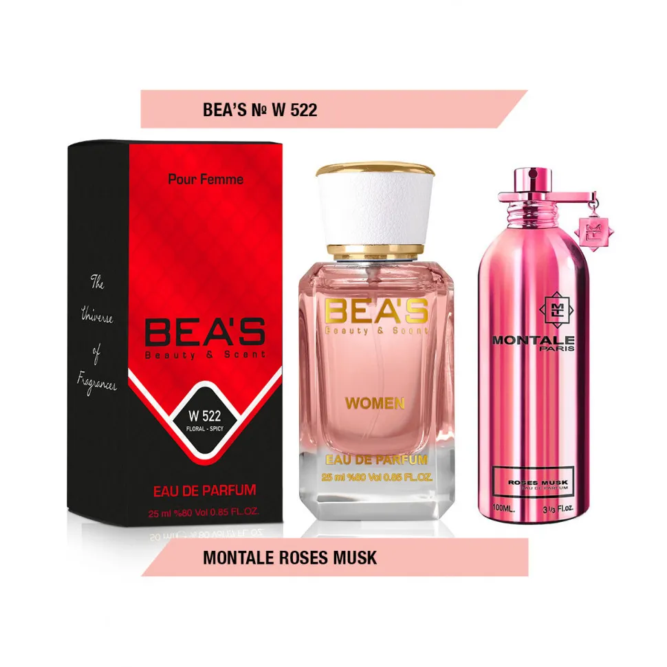 Парфюм BEA'S 25 ml W 522 Montale Roses Musk for women
