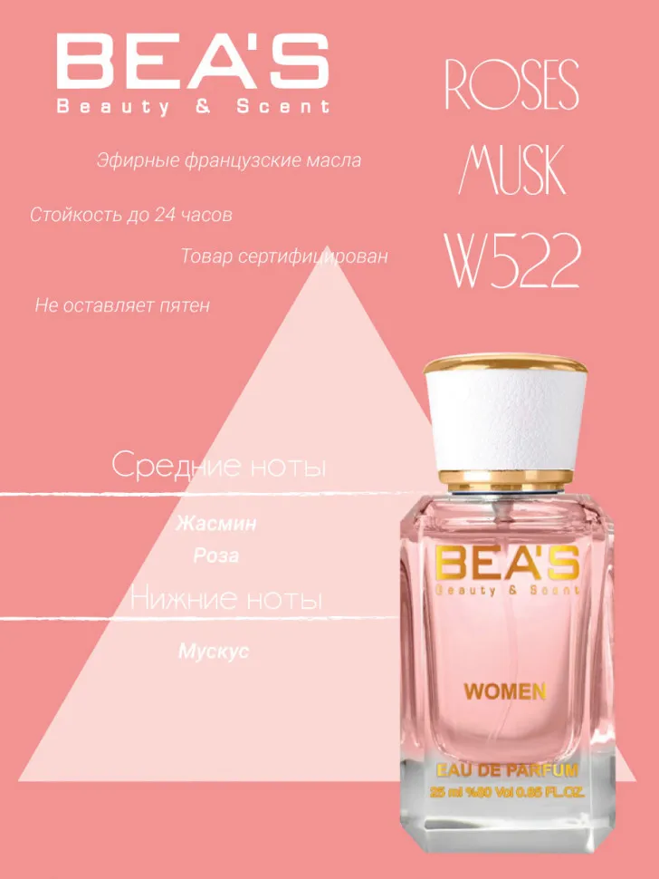 Парфюм BEA'S 25 ml W 522 Montale Roses Musk for women