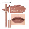 9134-02 O.TWO.O Матовый блеск для губ Honey Whisper 3 ml