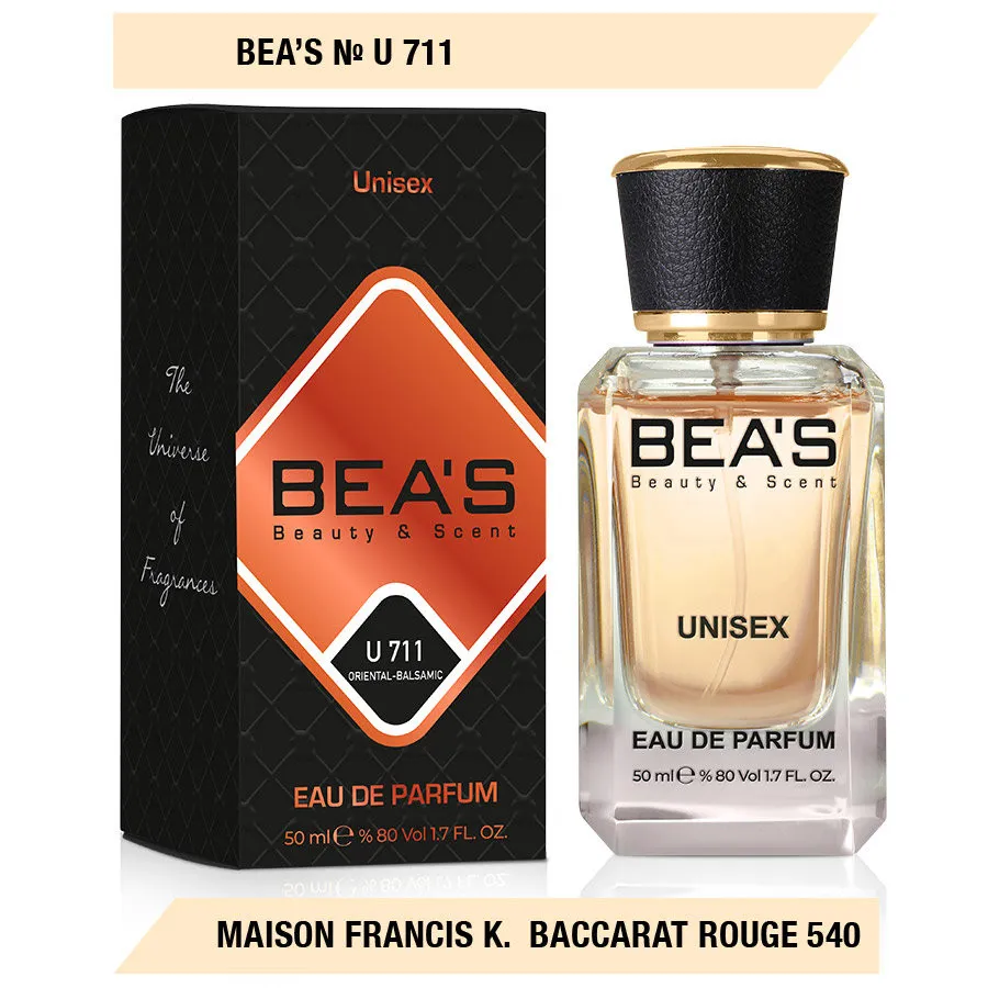 Парфюм BEA'S 50 ml U 711 Maison Francis Kurkdijan Baccarat Rouge 540 unisex