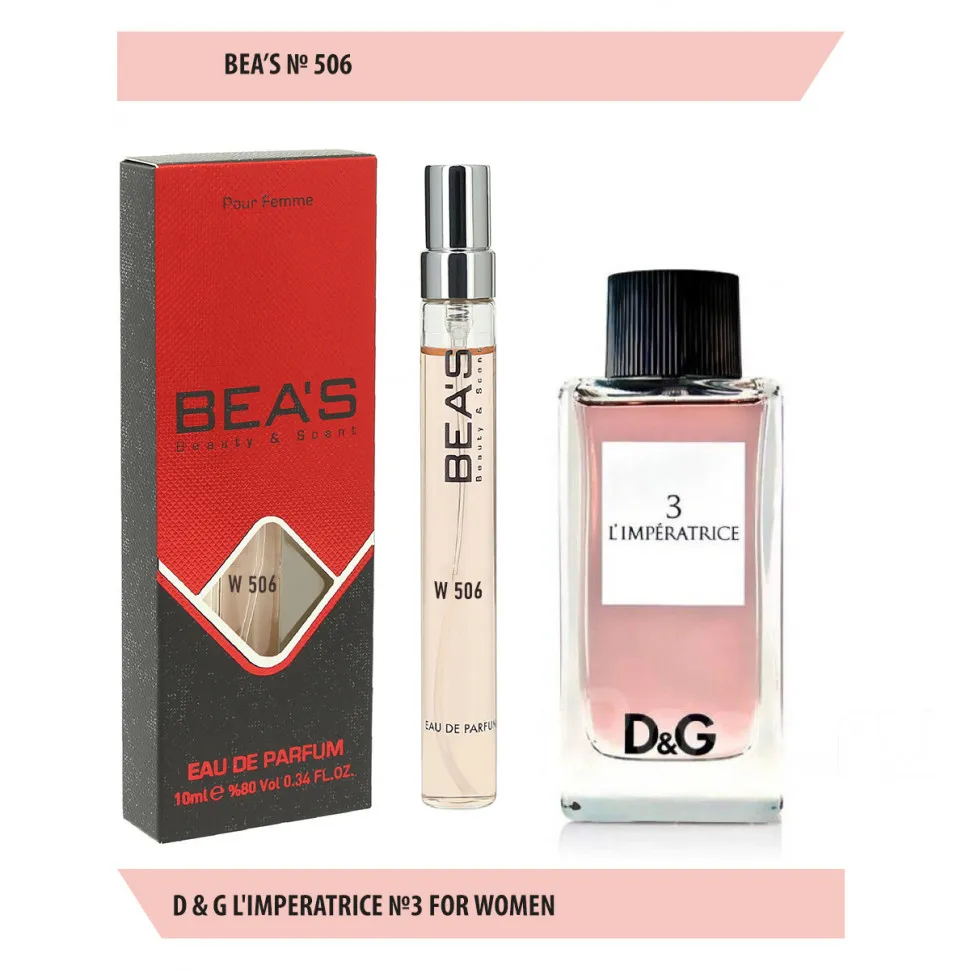 Компактный парфюм BEA'S 10 ml W 506 Dolce & Gabbana L Imperatrice 3 for women 