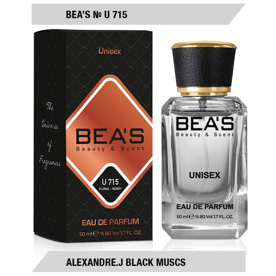 Парфюм BEA'S 50 ml U 715 Alexandre.J Black Muscs unisex