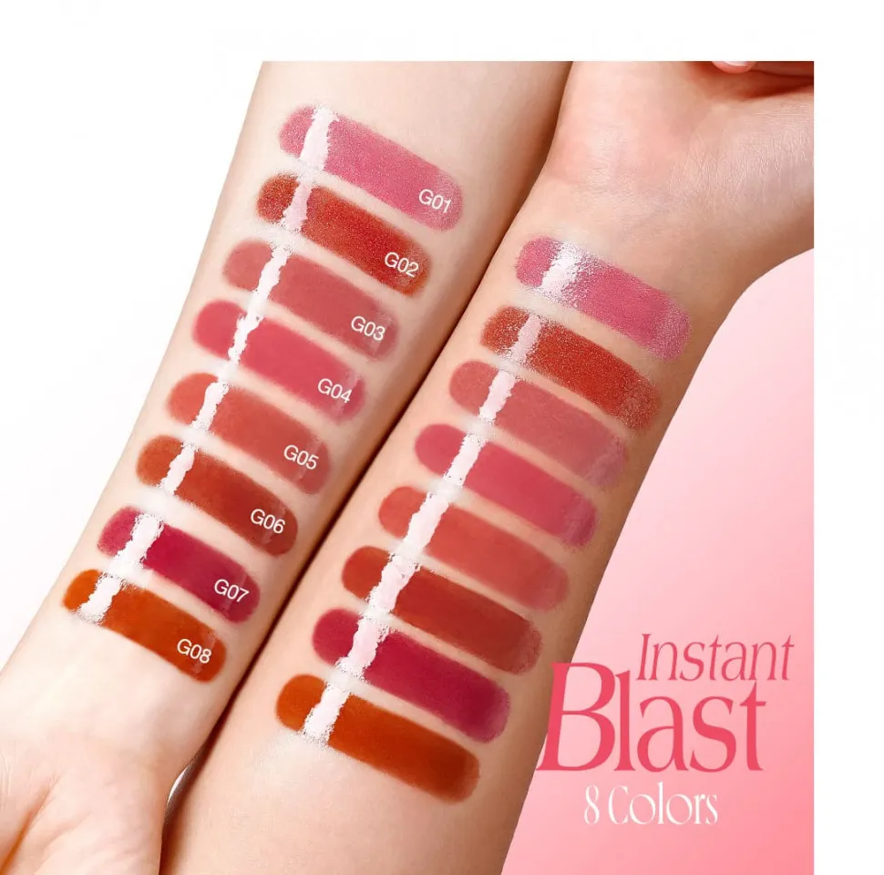 SC075-07 O.TWO.O Увлажняющий блеск для губ  - Слива 2g