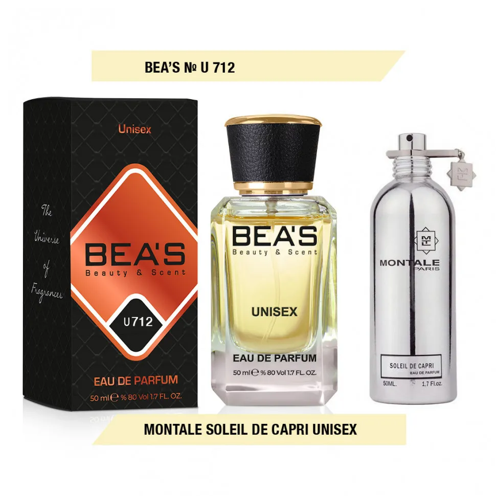 Парфюм BEA'S 50 ml U 712 Montale Soleil De Capri Unisex