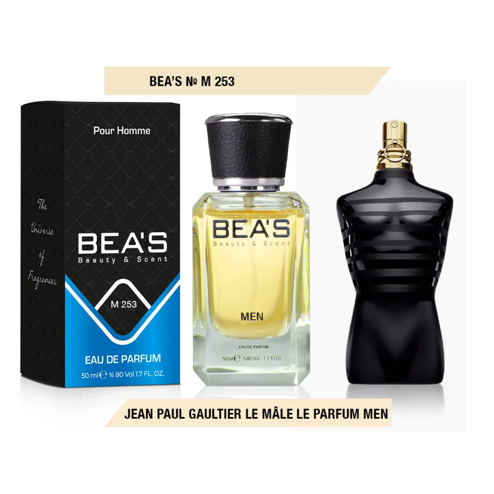 Парфюм BEA'S 50 ml M 253 Jean Paul Gaultier Le Mâle Le Parfum pour homme