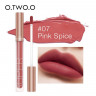 9134-07 O.TWO.O Матовый блеск для губ Honey Whisper 3 ml
