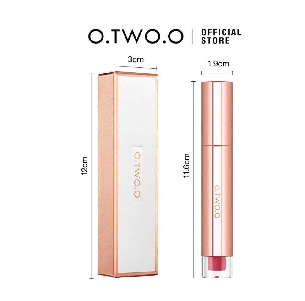 SC075-08 O.TWO.O Увлажняющий блеск для губ - Абрикос 2g