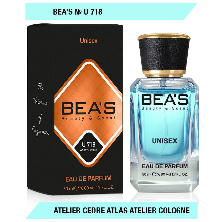 Парфюм BEA'S 50 ml U 718 Atelier Cologne Cedre Atlas unisex