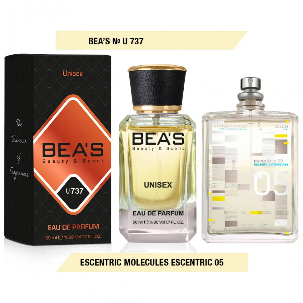 Парфюм BEA'S 50 ml U 737 Escentric Molecules Escentric 05 unisex