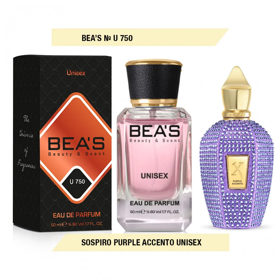 Парфюм BEA'S 50 ml U 750 Sospiro Purple Accento unisex