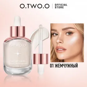 HC005-01 O.TWO.O Ультра Кремовый жидкий хайлайтер Жемчужный 15ml