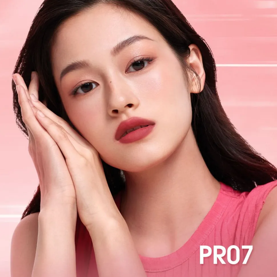 SC072-06 Легкая облачная матовая помада Light Cloudy Matte Lipstick Весенний персик 3 g