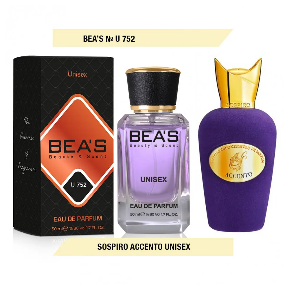 Парфюм BEA'S 50 ml U 752 Sospiro Accento unisex